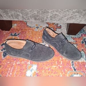 Womens Clarks Blue Suede Shoes